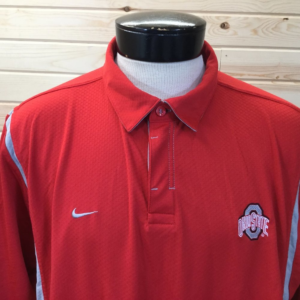 Vintage Nike Ohio State Polo Shirt XL